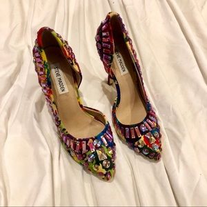 Steve Madden Glactik Velvet D’Orsay Pumps